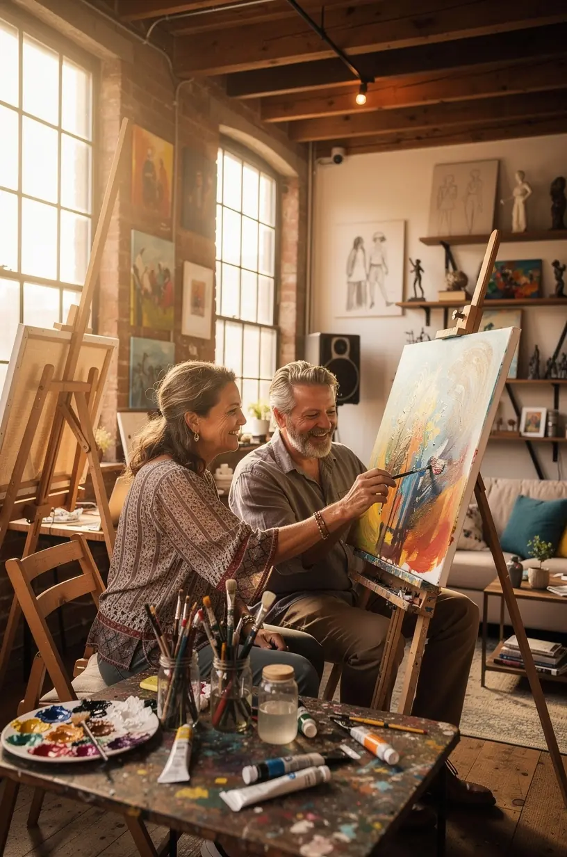 Structured art therapy program for relaxation and self-expression