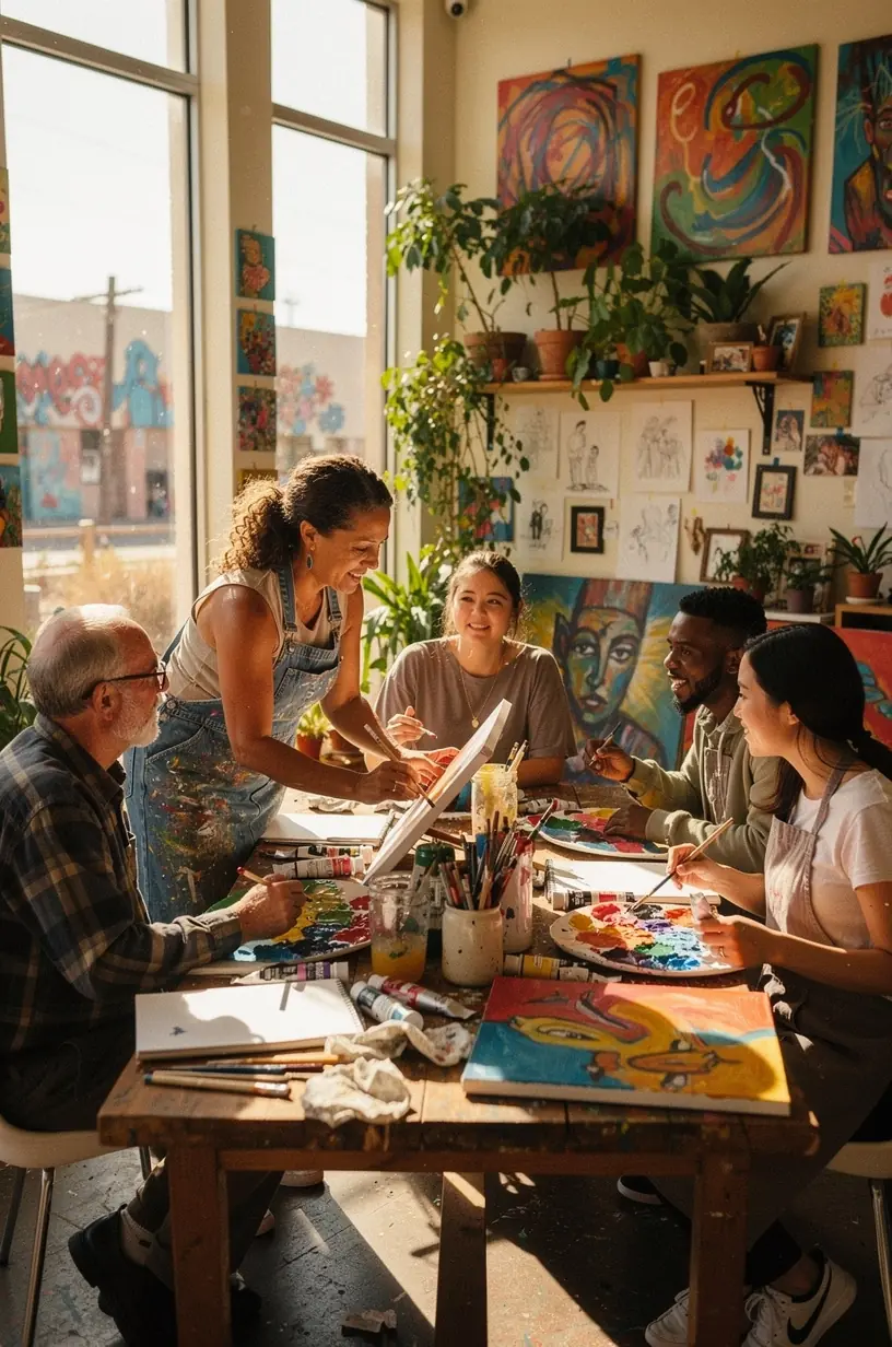Art supplies and tools for self-expression options